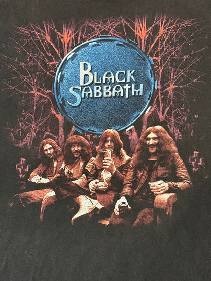 Black Sabbath Vintage 90s  band graphic tee Black Size L