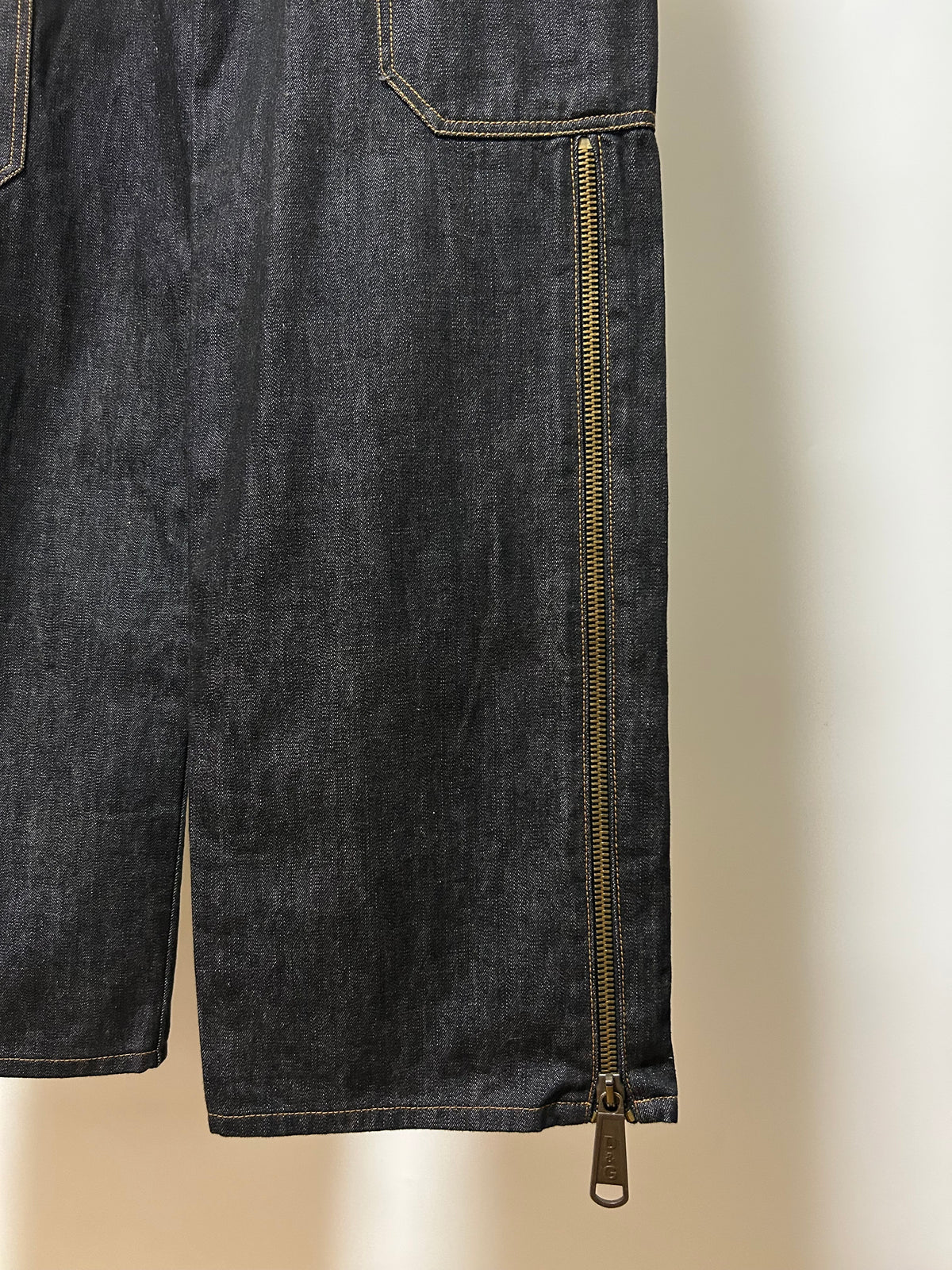 Dolce & Gabbana D&G 2000s Black Cotton Cargo Jeans