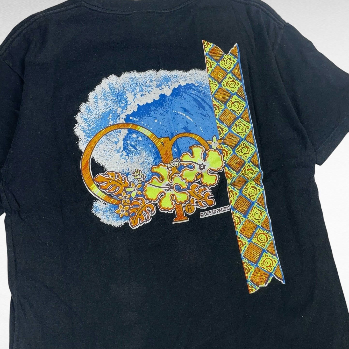 Ocean Pacific 80s Short Sleeve T-Shirt Black Size M