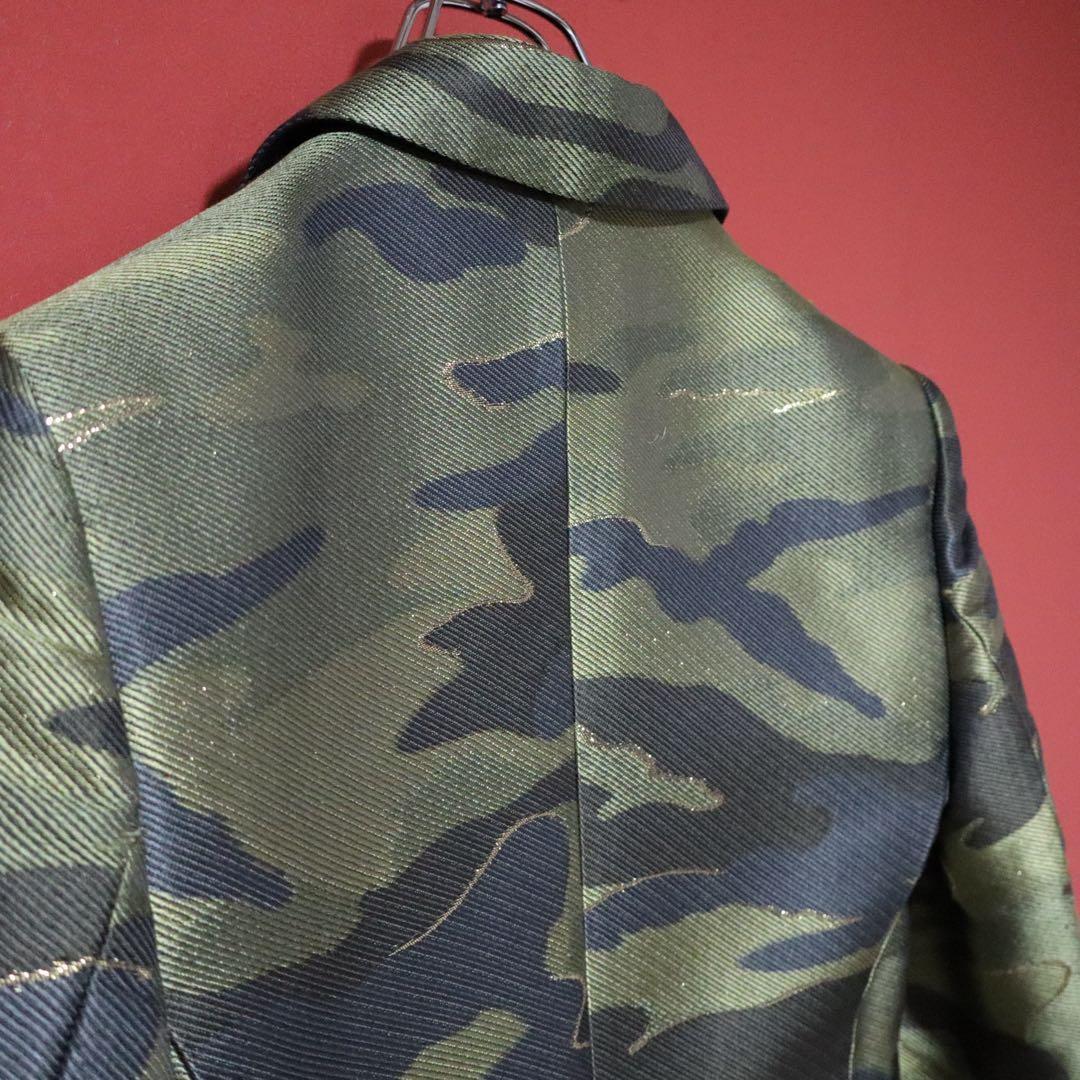 MIHARAYASUHIRO 12AW Silk Camouflage Jacquard Jacket Size XS