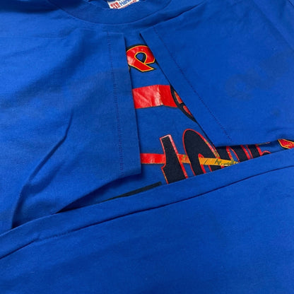 Hanes 90s Short Sleeve T-Shirt Blue Size XL