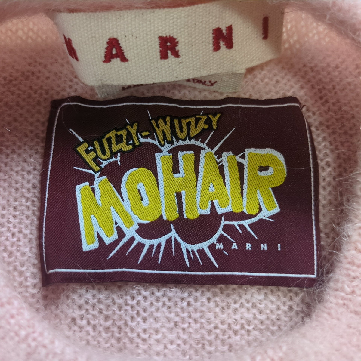 MARNI Mohair Wool FUZZY-WUZZY Sweater Size 40