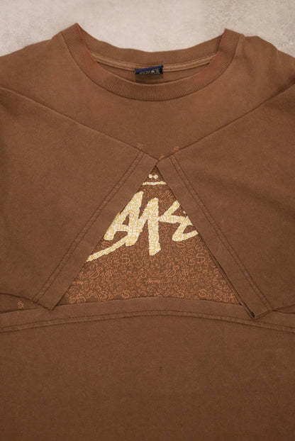 Stussy 00s Faded Brown Cotton Size L