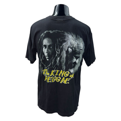 Bob Marley THE KING OF REGGAE Vintage T-Shirt Size XL