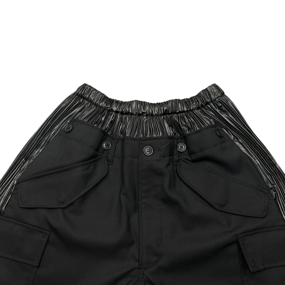 JUNYA WATANABE 25AW Gabardine Satin Wide Pants Black Size XS