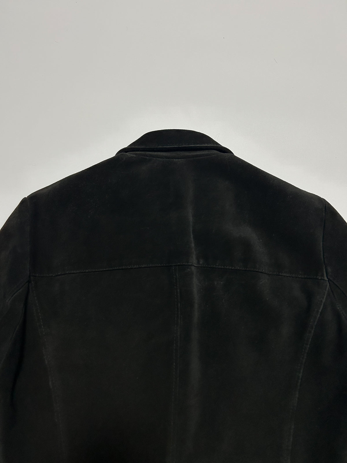 KATHARINE HAMNETT 90s Suede Jacket Black Size M
