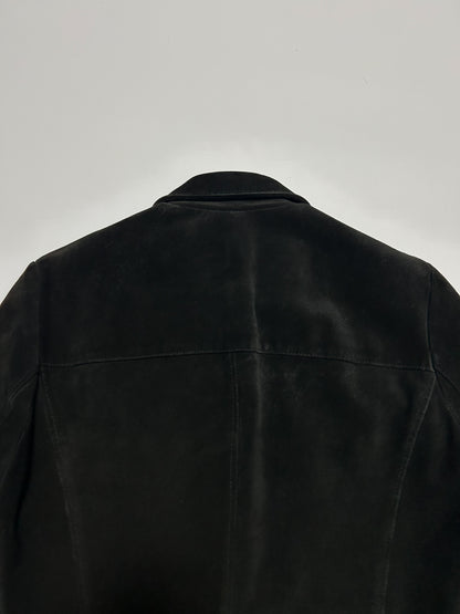 KATHARINE HAMNETT 90s Suede Jacket Black Size M