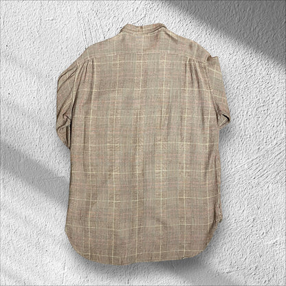 Takeo Kikuchi 90s Beige Wool Rayon Shirt Size M