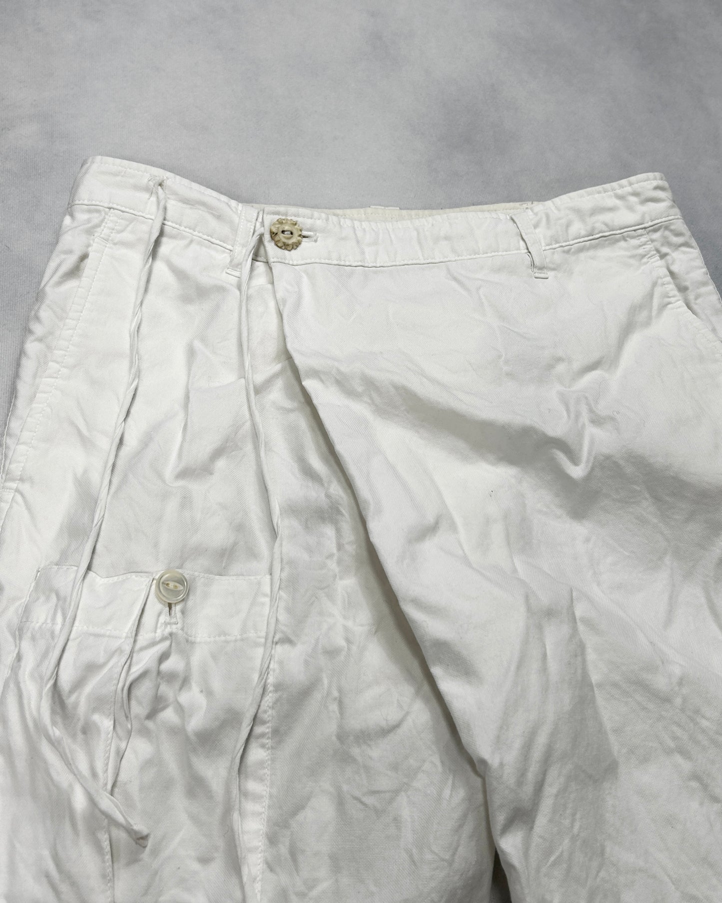 MIHARA YASUHIRO Asymmetrical Flap Shorts (2000s) Size S