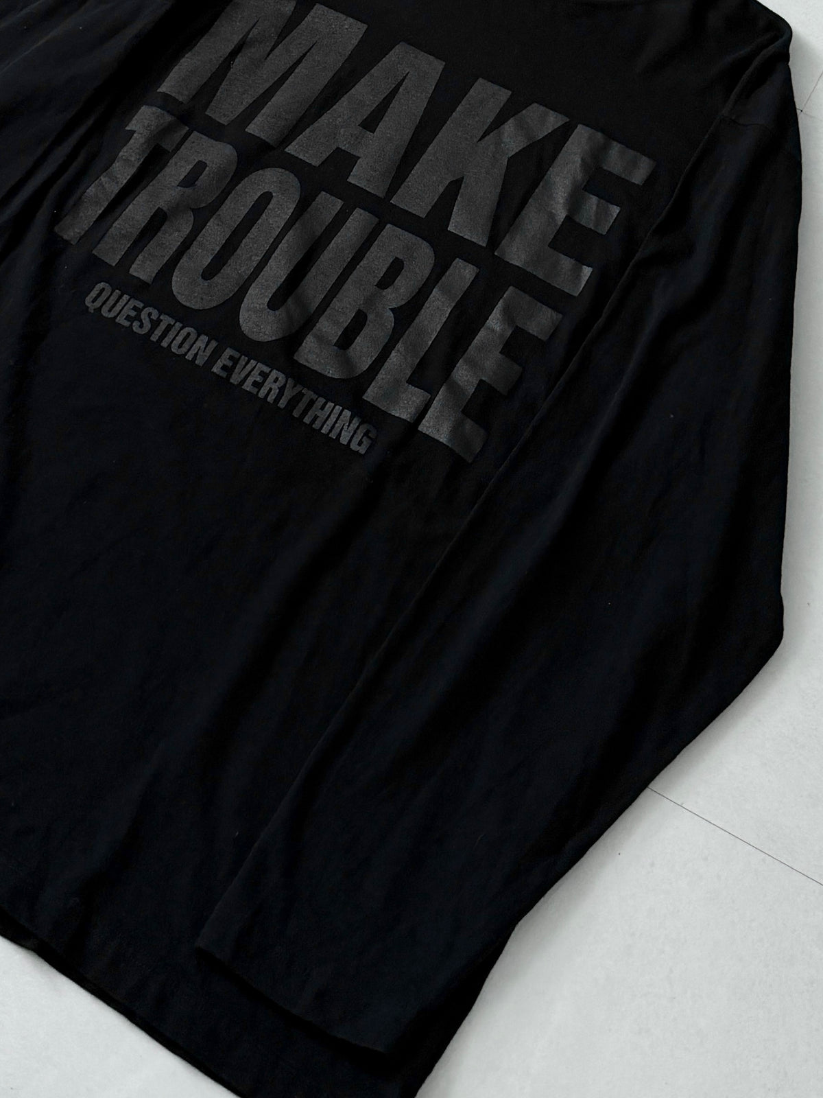 KATHARINE HAMNETT Message Design Organic Cotton Sleeve Shirt