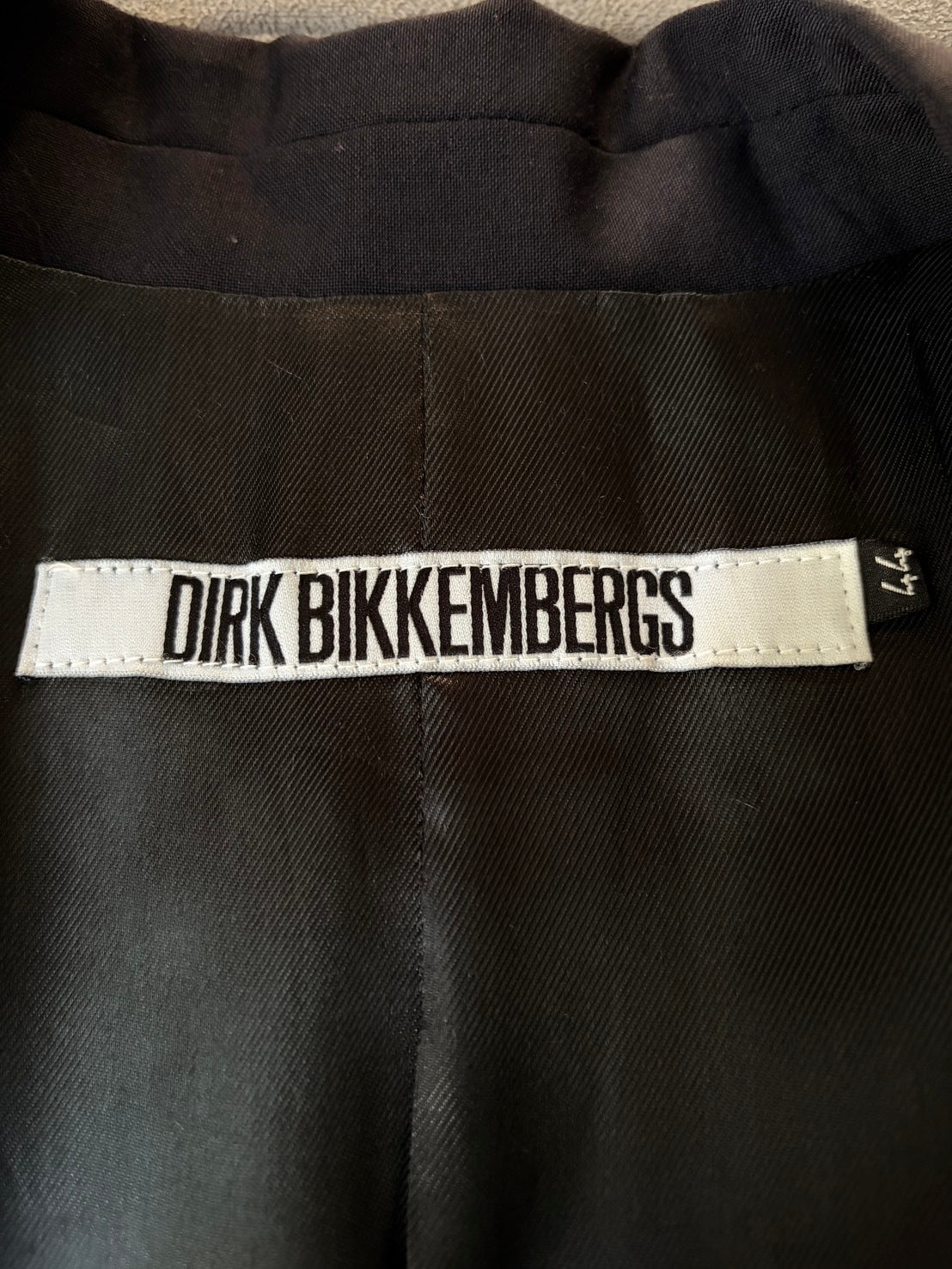 DIRK BIKKEMBERGS 90s Wool Sculptural Jacket M Size M