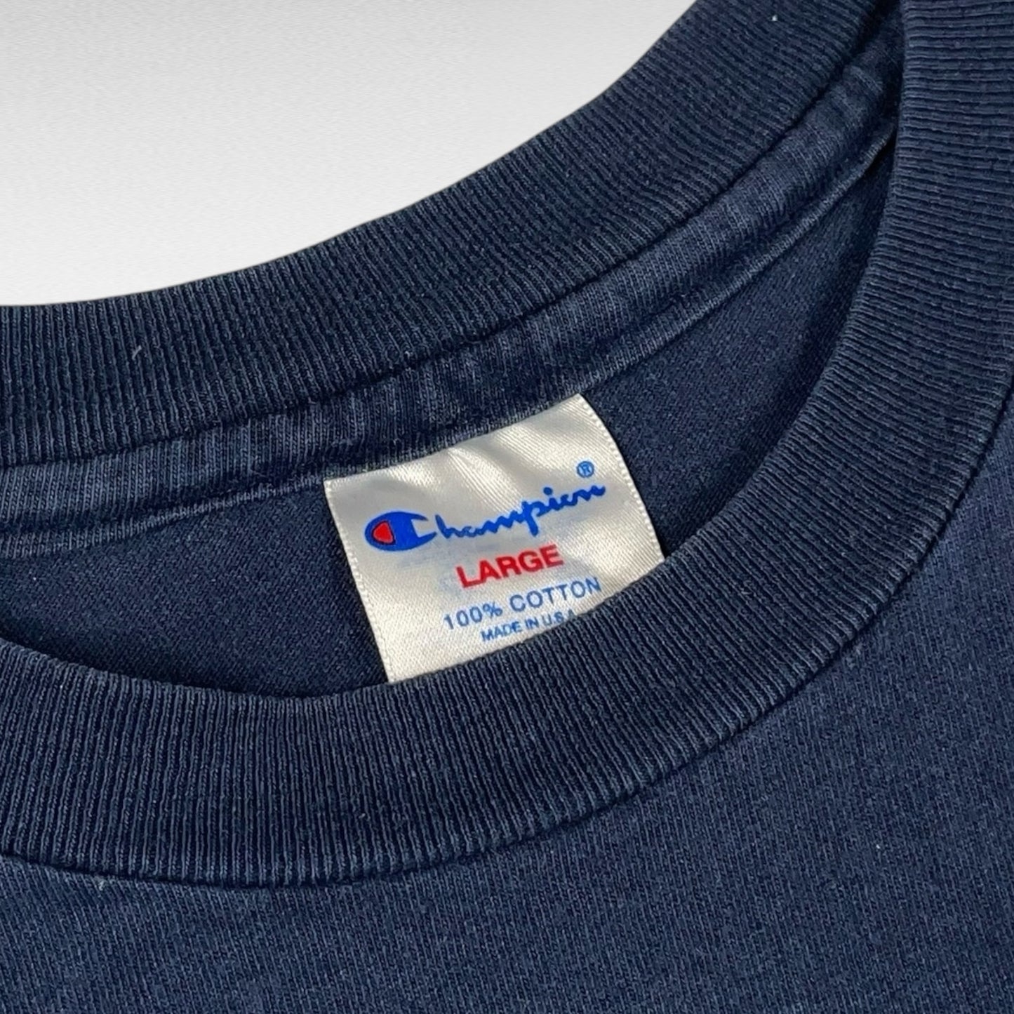 Champion 90s Short Sleeve T-Shirt Blue Size L