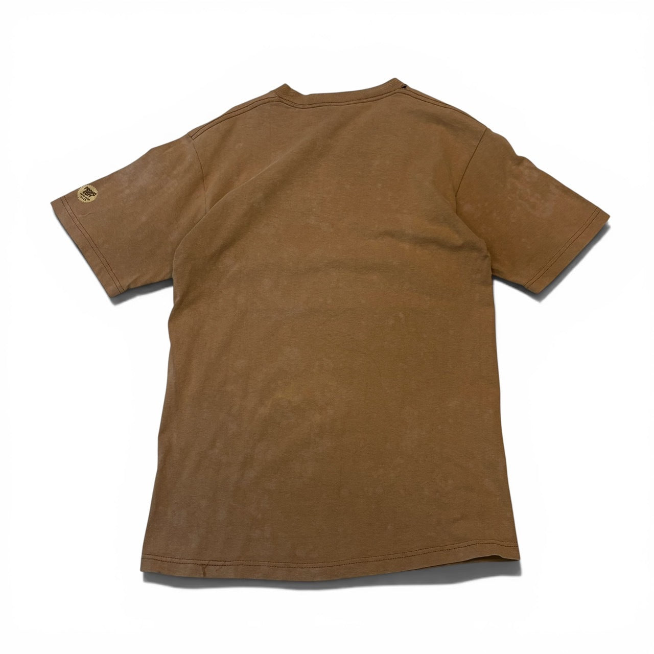 Vintage 90s Stussy Brown Promo Copy T-Shirt Size M