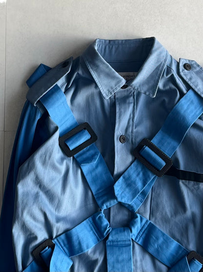 PEEL&LIFT Blue Parachute Shirt Size M