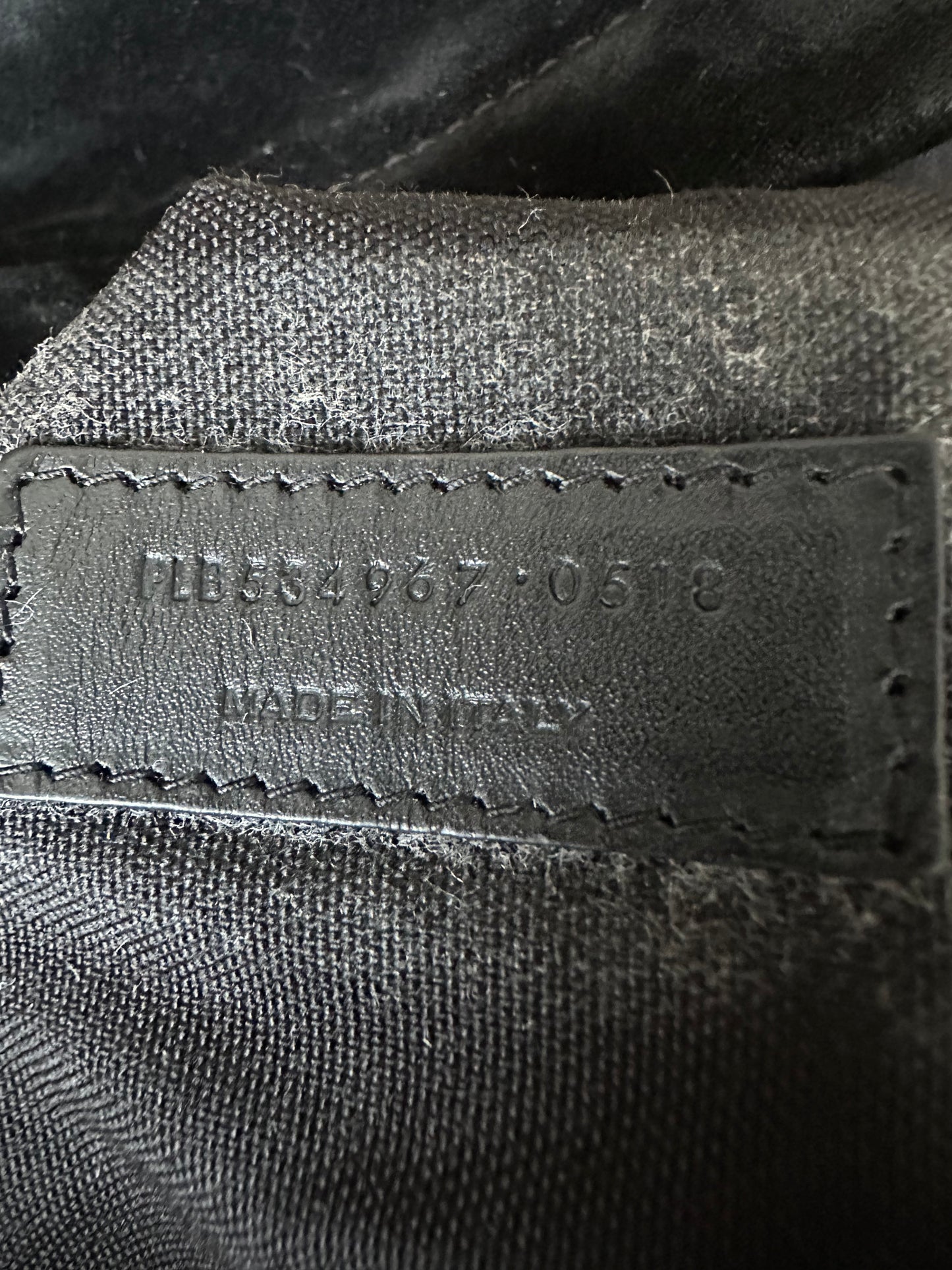 Vintage Saint Laurent Black Rare City Backpack
