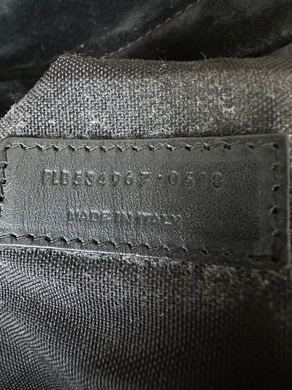 Vintage Saint Laurent Black Rare City Backpack