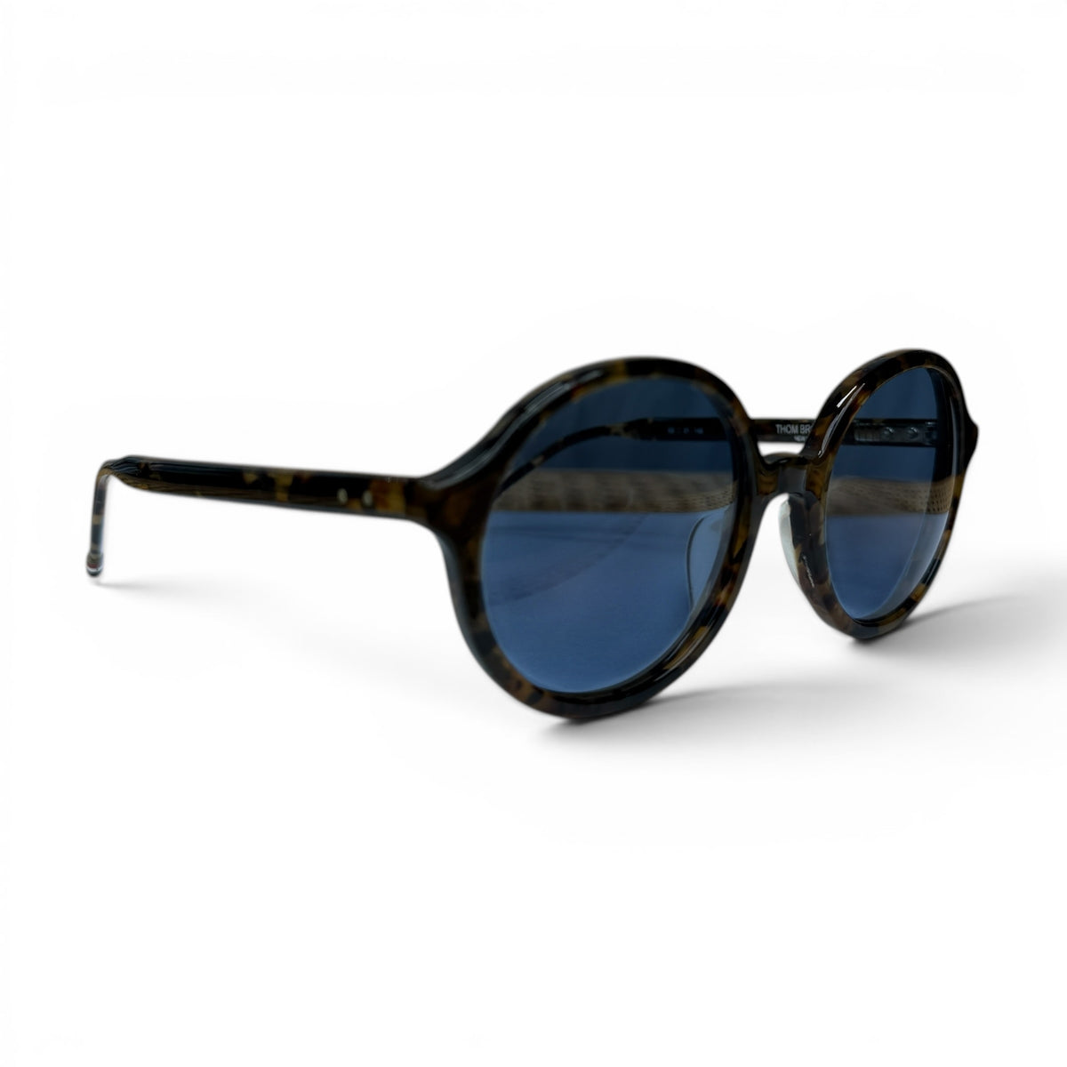 THOM BROWNE TB-500 Tortoise Round Frame