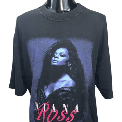 DIANA ROSS 90s Large Photo Print T-Shirt Always is Size XL