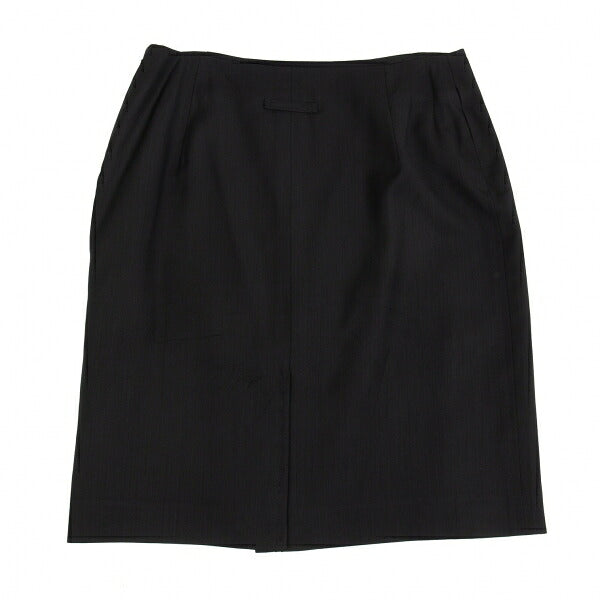 Jean Paul GAULTIER FEMME Wool Rayon Skirt Black Size 40