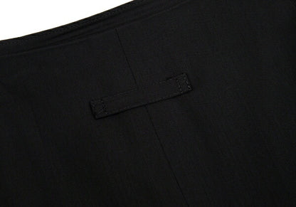 Jean Paul GAULTIER FEMME Wool Rayon Skirt Black Size 40