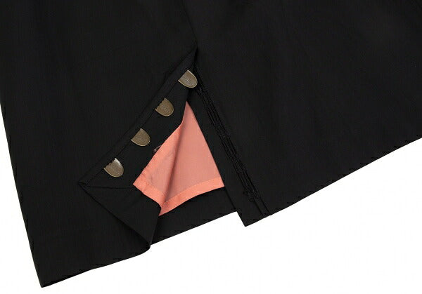 Jean Paul GAULTIER FEMME Wool Rayon Skirt Black Size 40