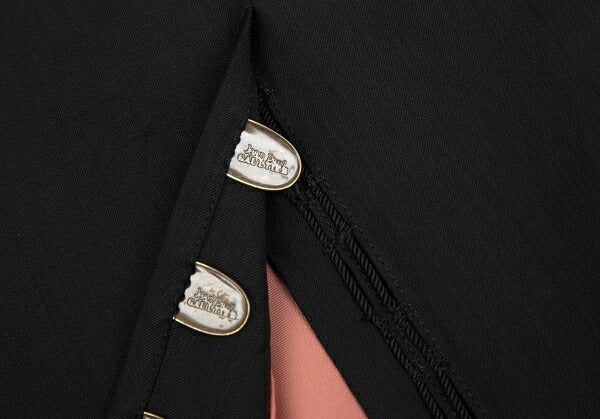 Jean Paul GAULTIER FEMME Wool Rayon Skirt Black Size 40