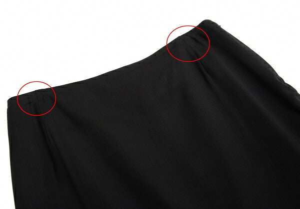 Jean Paul GAULTIER FEMME Wool Rayon Skirt Black Size 40