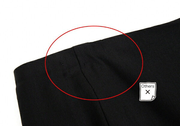 Jean Paul GAULTIER FEMME Wool Rayon Skirt Black Size 40