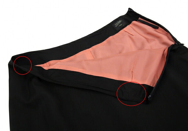 Jean Paul GAULTIER FEMME Wool Rayon Skirt Black Size 40