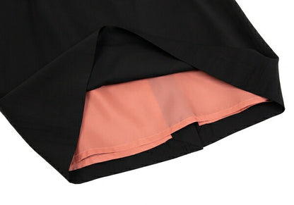 Jean Paul GAULTIER FEMME Wool Rayon Skirt Black Size 40