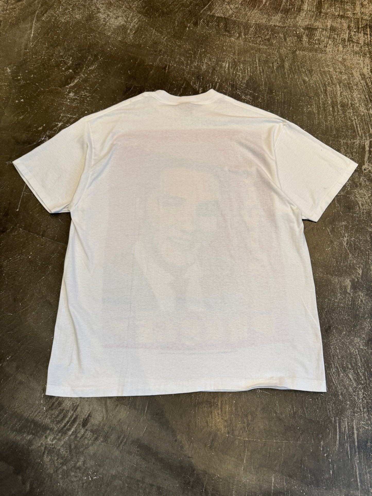 Vintage Elvis Presley Tee White Cotton Size XXL