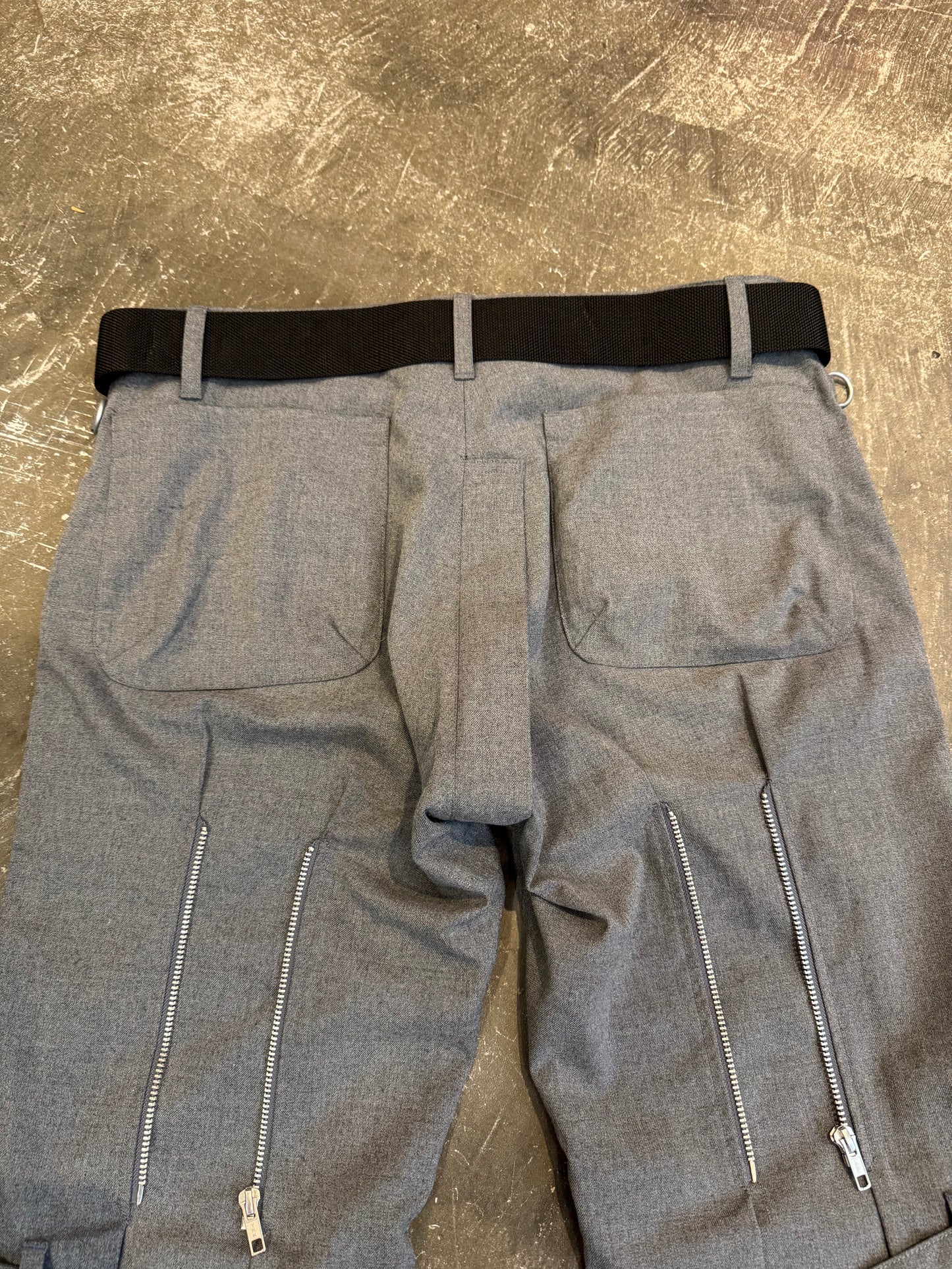 PEEL&LIFT Gray Polyester Blend Pants Size L