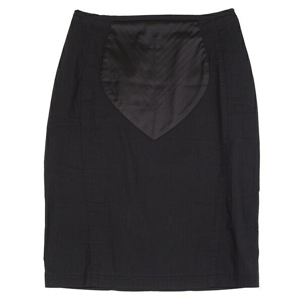 Jean Paul GAULTIER CLASSIQUE Front Panel Skirt Black Size 40