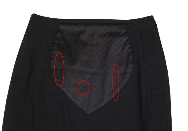 Jean Paul GAULTIER CLASSIQUE Front Panel Skirt Black Size 40