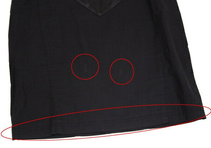 Jean Paul GAULTIER CLASSIQUE Front Panel Skirt Black Size 40