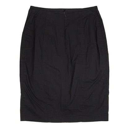 Jean Paul GAULTIER CLASSIQUE Front Panel Skirt Black Size 40