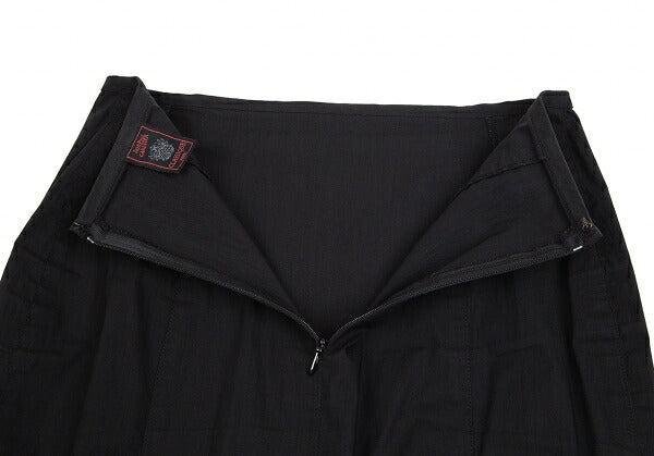 Jean Paul GAULTIER CLASSIQUE Front Panel Skirt Black Size 40