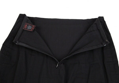 Jean Paul GAULTIER CLASSIQUE Front Panel Skirt Black Size 40