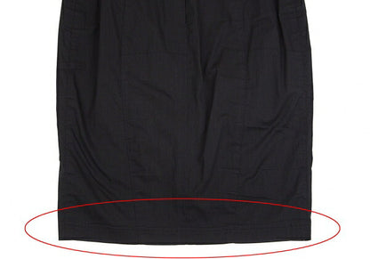 Jean Paul GAULTIER CLASSIQUE Front Panel Skirt Black Size 40
