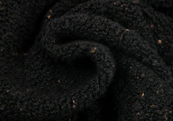Y's Wool Blend Nep Knit Cardigan Black Size 3