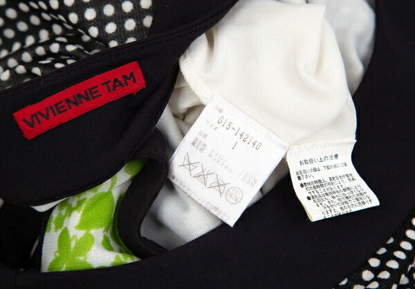 VIVIENNE TAM Paneled Print Powernet Dress White Multi Size 1