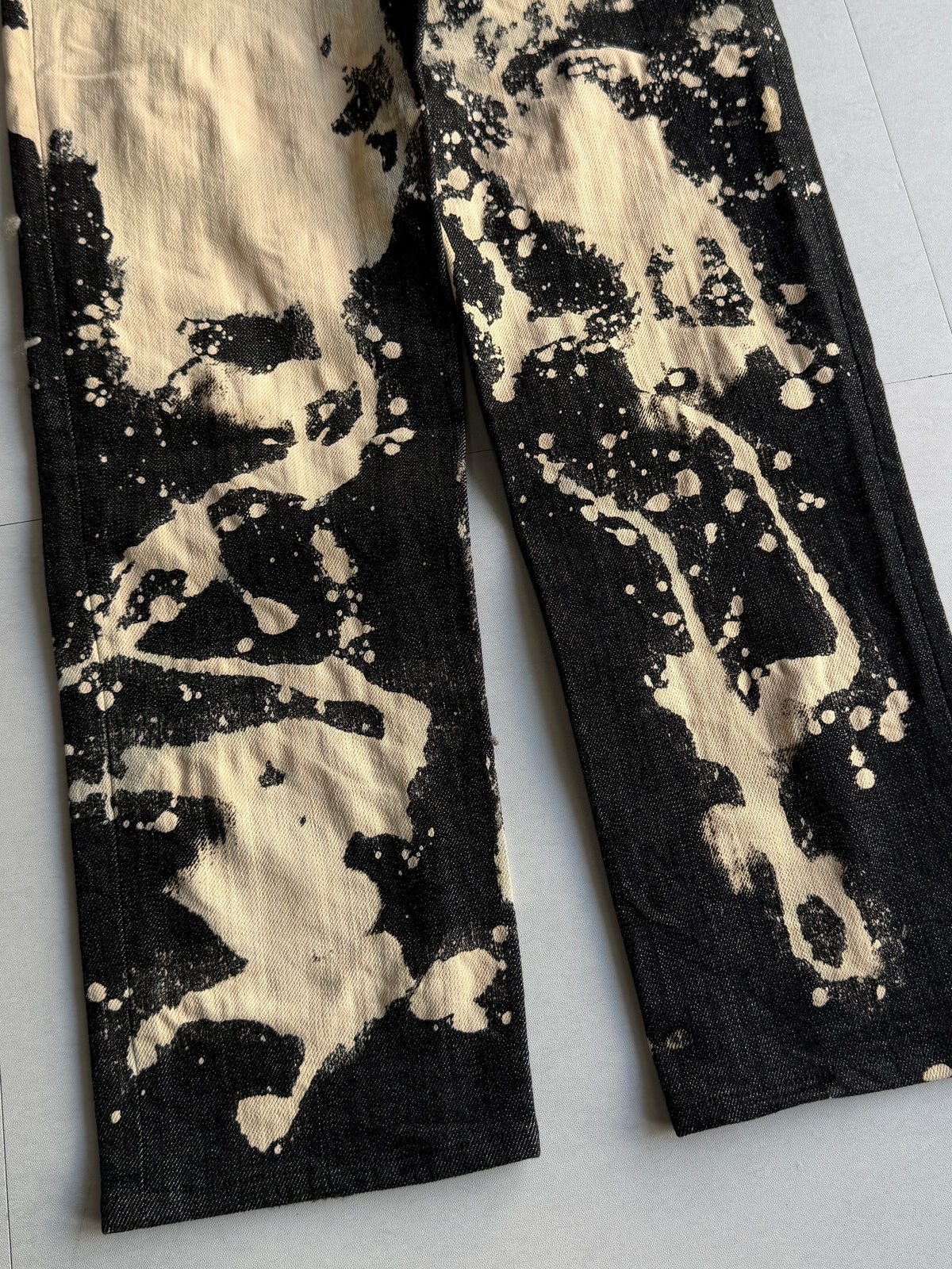 MILKBOY Bleached Splatter Denim Jeans