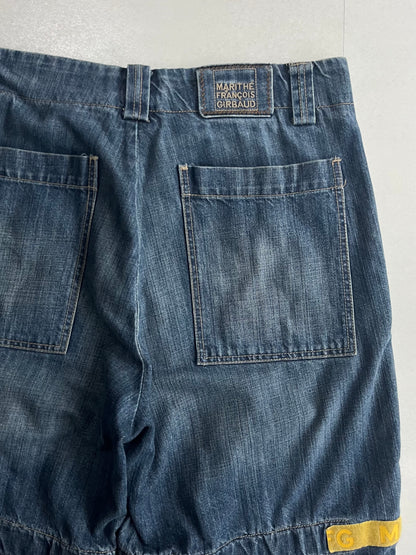 Marithe + Francois Girbaud Blue Jogger Shorts Size 34