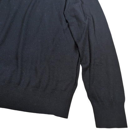 PRADA Logo Embroidered Wool Hoodie Size 54