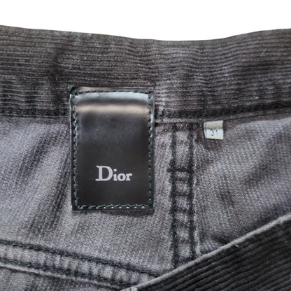 Dior HOMME 07AW Corduroy Coating Skinny Pants Size 31