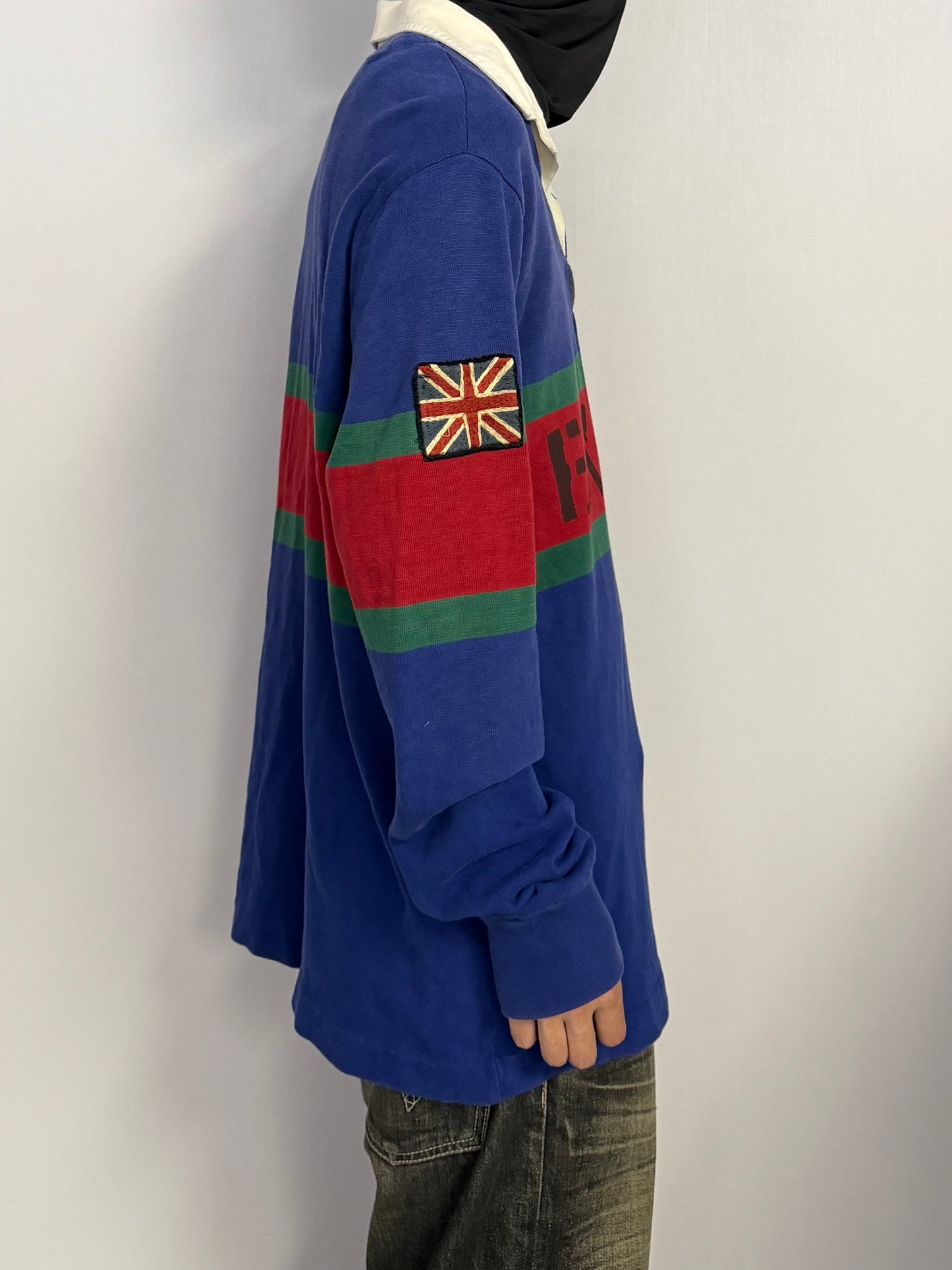 Polo Ralph Lauren Multi-Color Long Sleeve Polo Size L