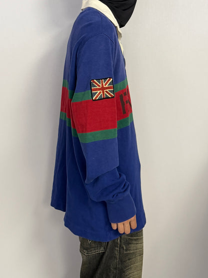 Polo Ralph Lauren Multi-Color Long Sleeve Polo Size L