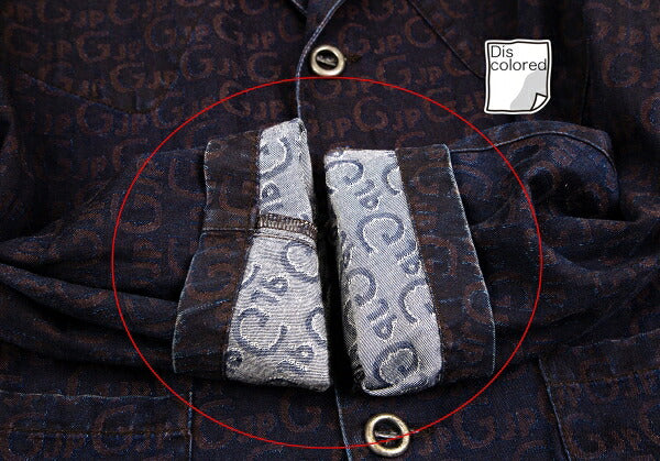 JPG by GAULTIER Lettering Jacquard Jacket Brown Size 48