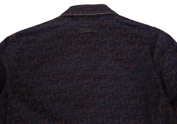 JPG by GAULTIER Lettering Jacquard Jacket Brown Size 48
