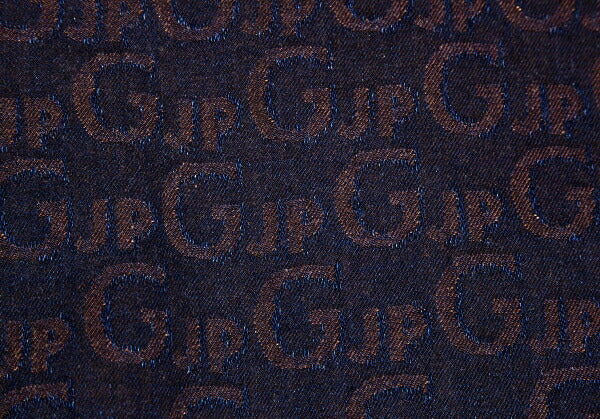 JPG by GAULTIER Lettering Jacquard Jacket Brown Size 48